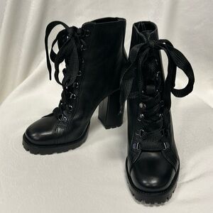 Schutz black combat booties